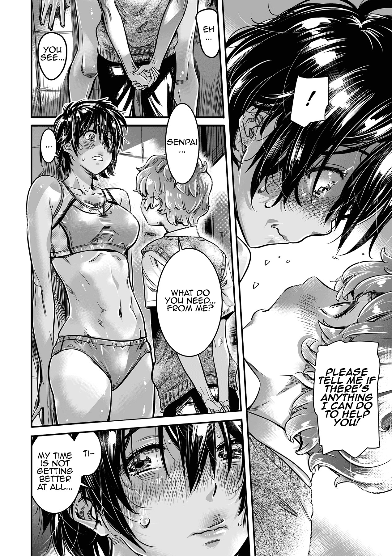 Hentai Manga Comic-175cm Tall Track and Field Girl Really Wants To Drink Her Kouhai's Semen-Read-10